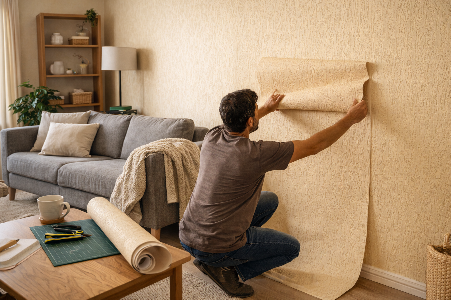კედლის თვითწებვადი შპალერი IDEA01-6  120X300